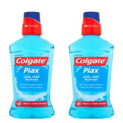 Apa de Gura COLGATE Plax Cool Mint, 2 Buc/Set, Cantitate 500 ml/Buc, Apa de Gura, Apa de Gura Colgate, Colgate Plax Duo Mint, Set 2 Buc de 500 ml Apa de Gura, Apa de Gura Aroma Menta, Set 2 Buc Apa de Gura Colgate Duo Mint, Apa de Gura Mentolata