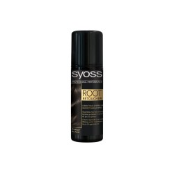 Spray SYOSS Vopsirea Temporara a Radacinilor, Negru, 120 ml, Syoss Root Retoucher Black, Spray Colorant pentru Radacinile Parului, Vopsea pentru Radacini, Spray pentru Radacina Parului Syoss Schwarzkopf