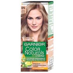 Vopsea de Par Permanenta Garnier Color Naturals 8N, Blond Deschis Natural, 110 ml, Fara Amoniac, Vopsea de Par, Vopsea de Par Permanenta, Vopsea de Par Garnier, Vopsea de Par Naturals, Vopsea Permanenta Garnier, Vopsea pentru Par