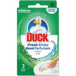 Odorizant WC DUCK, Tip Banda, Pine, 27 g, Odorizante WC, Duck WC Odorizant, Banda Curatare WC, Solutie WC Banda, Curatare WC Duck, Odorizant Curatare WC, Dezinfectare WC, Odorizant WC Parfum