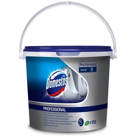 Pachet 150 Tablete pentru Pisoar Domestos Professional, 3 kg, Tablete pentru Pisoare, Tablete Domestos pentru Pisoar, Tablete Curatare Pisoar, Tablete Curatare Pisoare, Tablete de Curatat Pisoare, Tablete Pisoar