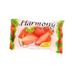 Sapun Solid Harmony, Parfum de Capsuni, Greutate 75 g, Sapun Solid Crema Harmony, Sapun Solid Harmony, Sapun Solid cu Fructe, Sapun de Toaleta, Sapunuri Solide