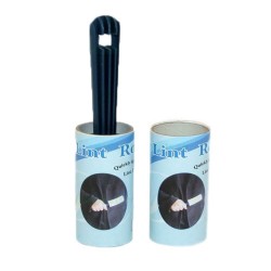 Roller Scame, 2 Buc/Set, 10 Foi, Maner Albastru, Rola Adeziva Scame, Role Adezive pentru Par, Rola Adeziva Scame, Rollere Indepartare Par si Scame, Rollere Curatare Haine, Produse Intretinere Textile