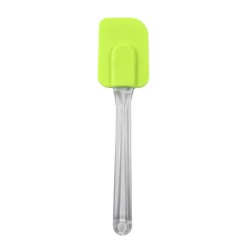 Paleta din Silicon pentru Ornat, Maner din Plastic Transparent, Verde, Paleta Gatit, Palete din Silicon, Palete pentru Bucatarie, Ustensile pentru Bucatarie, Paleta de Bucatarie, Palete pentru Gatit, Ustensile pentru Gatit