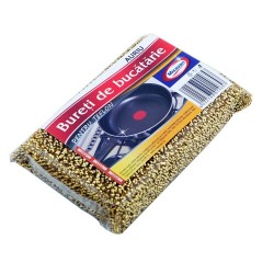 Burete Suprafete Delicate Misavan, Auriu, Burete Vase, Bureti Vase, Burete de Vase, Burete pentru Vase, Burete pentru Teflon, Bureti pentru Teflon, Bureti Curatare Teflon, Burete Curatare Teflon, Burete Delicat, Bureti Delicati