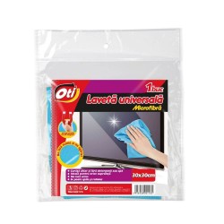  Laveta Uscata Universala din Microfibra, 30x30 cm, Culoare Albastra, Lavete pentru Toate Suprafetele, Laveta pentru Mobila, Lavete din Microfibra pentru Uz General OTI, Laveta din Microfibra, Laveta Universala Uscata, Lavete Universale Uscate