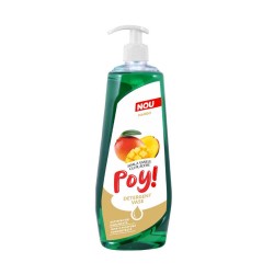 Detergent de Vase cu Pompita Poy, Parfum de Mango, 750ml, Detergent Lichid pentru Vase, Detergent Vase cu Parfum Fructat, Detergent Vase Calitativ, Detergent cu Pompita pentru Vesela