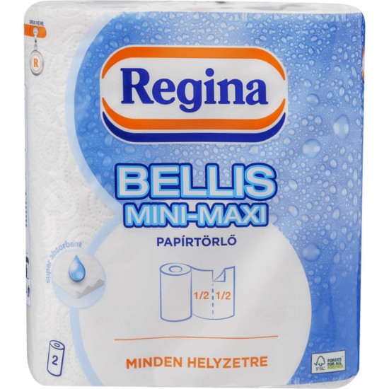 Set 2 Role Prosoape de Hartie in Rola, Regina Bellis Mini-Maxi, 3 Straturi, Prosoape de Hartie Regina, Set Role Prosoape de Hartie, Prosoape Hartie Ieftine, Produse Bucatarie, Prosoape de Hartie 3 Straturi, Gama Prosoape Hartie Regina Bellis Mini-Maxi