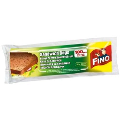 Pungi Sandwich Fino, 18x28 cm, 100 Buc/Set, Fino Pungi pentru Sandwich, Pungi Alimentare Fino, Pungi pentru Senvisuri, Pungi Senvis, Pungi Alimente, Pungi Depozitare Alimente, Pungi Congelator, Pungi pentru Congelator, Pungi Fino pentru Sandwich
