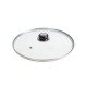 Capac Sticla Termorezistenta, Diametru 30 cm, Maner Plastic, pentru Oale si Tigai, Capace de Sticla pentru Oale si Tigai, Capace din Sticla Termorezistenta, Capace Termorezistente pentru Bucatarie, Vesela Bucatarie, Accesorii pentru Vase