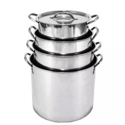 Set 4 Oale Inox cu Capac Votine, 24/26/28/30 cm, cu Manere de Prindere, Oala Inox, Set Oale Inox, Oale din Inox, Oale cu Capac, Oale din Inox cu Capac, Oale Bucatarie, Set Oale pentru Bucatarie, Oala din Inox, Oale Gatit, Oala Gatit, Oala pentru Bucatarie