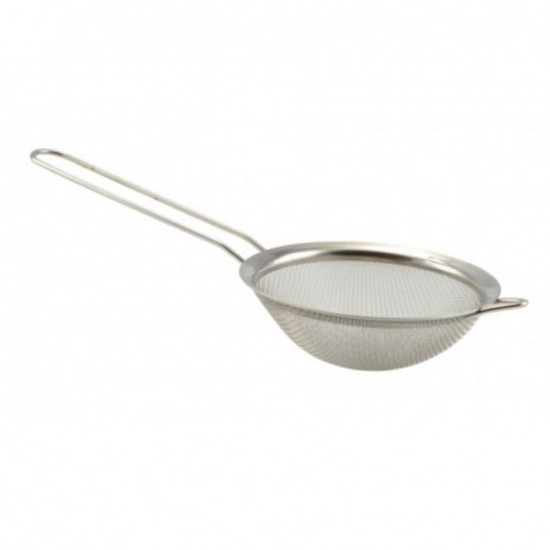 Strecuratoare Metalica, Diametru 16 cm, Strecuratoare din Metal, Strecuratoare Paste, Strecuratoare Lapte, Strecuratoare Multifunctionala, Sita Deasa, Strecuratoare cu Sita Deasa, Strecuratoare Mare, Instrumente de Bucatarie