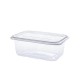 Caserole Plastic cu Capac, 200x130x70 mm, 100 Buc/Set, 1500 ml, cu Capac Detasabil, Transparent, Caserole de Unica Folosinta, Caserole cu Capac din Plastic, Caserole din Plastic, Set Caserole din Plastic, Caserola din Plastic de Unica Folosinta