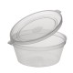 Set 100 Sosiere Plastic cu Capac, 30 ml, Transparent, Sosiere de Unica Folosinta, Sosiere cu Capac din Plastic, Sosiere Mici din Plastic, Sosiere din Plastic, Sosiere Catering, Sosiera cu Capac, Sosiere din Plastic Unica Folosinta