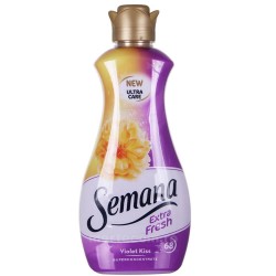 Balsam Rufe SEMANA Violet Kiss, 1.7 L, 68 Spalari, Parfum Floral, Balsam Semana pentru Rufe, Balsam de Rufe cu Miros Floral, Balsam de Rufe Profesional, Detergent si Balsam de Rufe, Semana Mov, Semana pentru Rufe