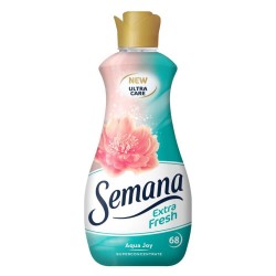 Balsam Rufe SEMANA Aqua Joy Extra Fresh, 1.7 L, 68 Spalari, Balsam Semana pentru Rufe, Balsam de Rufe cu Miros Floral, Balsam de Rufe Profesional, Detergent si Balsam de Rufe, Semana Aqua Joy, Semana pentru Rufe