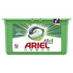 Detergent Capsule pentru Rufe Color ARIEL All in 1 Pods Original, 40 Capsule, Parfum Fresh, Detergent Capsule Ariel, Detergent Automat Capsule, Solutii Curatare Capsule pentru Haine, Detergent Capsule pentru Rufe, Capsule Detergent pentru Haine