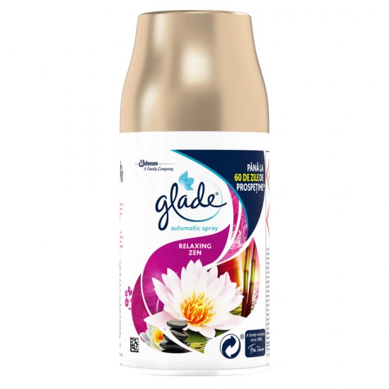 Rezerva Odorizant GLADE Spray, Relaxing Zen, 269 ml, Spray Odorizant, Odorizante Camera, Rezerva Odorizant Spray, Glade Spray Odorizant, Rezerva Glade Relaxing Zen, Glade Rezerva Spray 269 ml, Rezerva Odorizant Glade Relaxing Zen