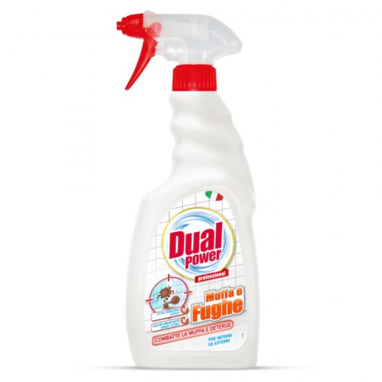 Solutie Antimucegai DUAL POWER, 500 ml, pe Baza de Oxigen Activ, Detergent Antimucegai, Solutie Antimucegai Fara Clor, Solutie Mucegai, Solutie Curatare Mucegai, Solutie Impotriva Mucegaiului