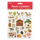 Abtibilduri DACO Lipeste si Zambeste, Model Ferma, Multicolor, 32 Buc/Set, Autocolante Copii, Stickere Decorative, Stickere pentru Copii, Abtibilduri Copii, Abtibilduri pentru Mobila, Autocolante Decorative