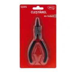 Cleste de Indoit DACO pentru Confectionarea Bijuteriilor, 12.5 cm, Cleste pentru Confectionarea Bijuteriilor, Material Metal, Maner Cauciucat, Varf Rotund Multifunctional, Cleste de Indoit, Cleste pentru Indoit, Cleste Indoit Bijuterii, Cleste Bijuterii