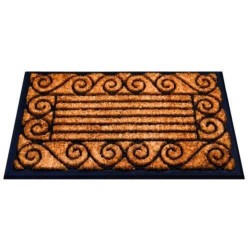 Covoras Usa OPTIM DEKO, 75x45 cm, Cauciuc/Fibra Cocos, Greutate 2.4 Kg, Covorase Intrare OPTIM DEKO, Covoras pentru Usa, Pres Usa, Presuri Intrare, Covorase Intrare si Presuri