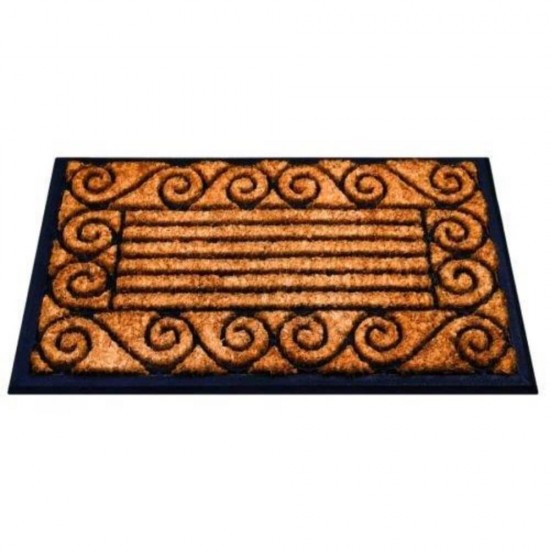 Covoras Usa OPTIM DEKO, 75x45 cm, Cauciuc/Fibra Cocos, Greutate 2.4 Kg, Covorase Intrare OPTIM DEKO, Covoras pentru Usa, Pres Usa, Presuri Intrare, Covorase Intrare si Presuri