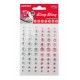 Diamante Adezive DACO, 66 Buc/Set, Roz/Alb, Plastic, Diamante Plastic, Diamante Decorative, Diamante Autoadezive Plastic, Pietricele Autoadezive Plastic, Strasuri Autoadezive, Accesorii Craft, Accesorii Creatie
