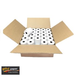 Set 110 Role Termice Casa de Marcat 80mm x 40m, Personalizate GoldPaper, Role Termice Aparate Fiscale si Case de Marcat