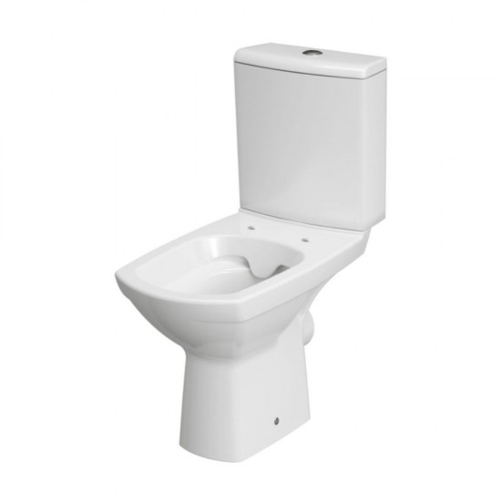 Set Vas WC Stativ Cersanit, Carina New CleanOn, Rimless, cu Rezervor si Capac Soft-Close si Easy-Of, Set Vas WC, WC Cersanit, WC CleanOn cu Rezervor si Capac, Capac WC Soft-Close si Easy-Of, Set Vas WC, Vase Toaleta, Sanitare, Obiecte Sanitare, Vase WC