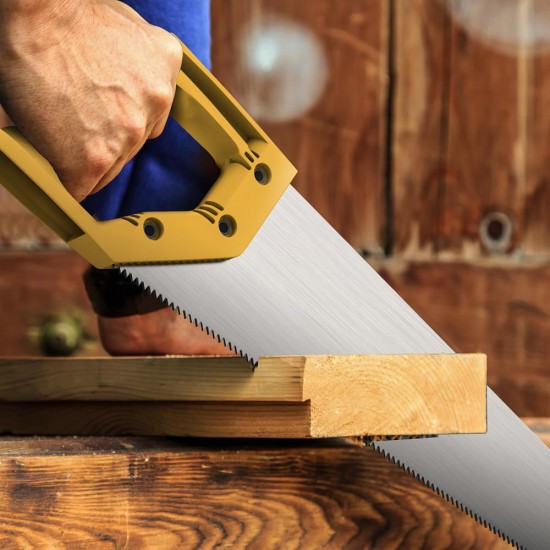 Fierastrau Gradinarit Deli, 45 cm Lungime, Zimti cu 3 Laturi, Maner Antiderapant, Fierastrau Gradinarit, Fierastraie Gradinarit, Fierastrau pentru Gradina, Fierastraie Rezistente, Fierastraie Gradina, Mini Fierastrau, Fierastrau Hobby