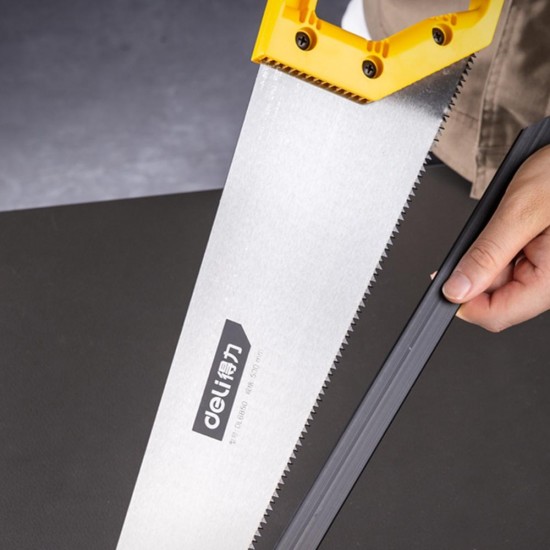 Fierastrau Gradinarit Deli, 45 cm Lungime, Zimti cu 3 Laturi, Maner Antiderapant, Fierastrau Gradinarit, Fierastraie Gradinarit, Fierastrau pentru Gradina, Fierastraie Rezistente, Fierastraie Gradina, Mini Fierastrau, Fierastrau Hobby