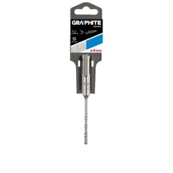 Burghiu pentru Beton cu Prindere SDS Plus Graphite S4 Quatro, 4x110 mm, Burghiu Beton, Burghiu Bormasina, Burghiu SDS Plus, Burghiu Pentru Beton, Burghiu pentru Gaurit, Burghiu pentru Gauri in Beton