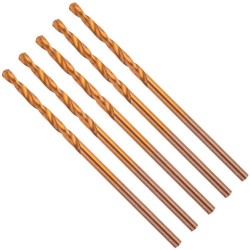 Burghiu pentru Metal Graphite, 1x4 mm, HSS TiN, 5 Buc/Set, Burghiu Graphite, Burghiu Tip HSS TiN, Scule Electrice, Unelte Electrice, Accesorii pentru Gaurit, Accesorii pentru Insurubat, Burghiu Metal 