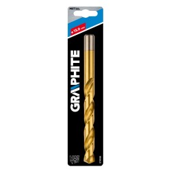 Burghiu HSS TiN pentru Metal Graphite, 13 mm, Burghiu Metal, Burghiu Otel, Burghiu Placi Metalice, Burghiu Gaurire Metal, Burghiu din Otel, Burghiu Gaurire Otel, Burghie Metal, Burghie Otel, Burghie din Otel, Burghie Gaurire