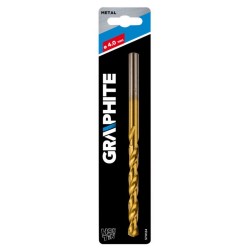 Burghiu HSS TiN pentru Metal Graphite, 4 mm, Burghiu Metal, Burghiu Otel, Burghiu Placi Metalice, Burghiu Gaurire Metal, Burghiu din Otel, Burghiu Gaurire Otel, Burghie Metal, Burghie Otel, Burghie din Otel, Burghie Gaurire