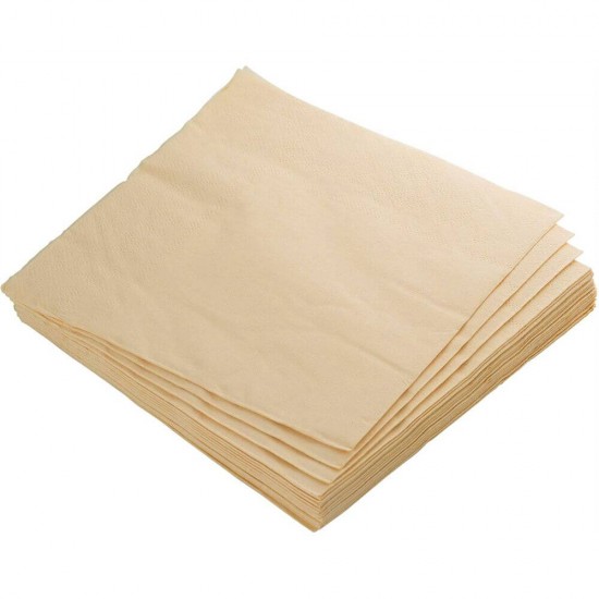 Servetele Crem din Hartie FLUFFY, 150 Buc/Set, 33x33 cm, 2 Straturi, Servetele Crem, Servetele Crem de Masa, Servetele Crem de Hartie, Servetele de Masa, Servetele Uscate, Set Servetele, Servetele Simple, Servetele Fluffy