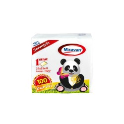 Servetele de Masa Misavan, 25 x 25 cm, 100 Buc/Cutie, 1 Strat, Albe, Servetele Masa, Servetele pentru Masa, Servetele Hartie pentru Masa, Servetlee hartie de Masa, Servetele Hartie de Masa Misavan