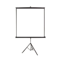 Ecran de Proiectie cu Trepied Bi-Office, 152x152 cm, Carcasa Metalica si Sistem de Blocare, Ecrane de Proiectie pe Trepied, Ecran Proiectie Videoproiector, Accesorii pentru Videoproiectoare, Ecrane de Proiectie pentru Sali de Conferinta