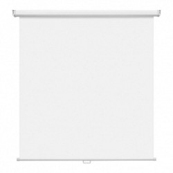Ecran de Proiectie Manual pentru Perete Memoboards, 150x150cm, Ecran Proiectare Pentru Scoala, Ecran Alb pentru Prezentari, Eran Prezentare Birou, Ecran pentru Prezentare pentru Perete, Ecran Proiecte cu Suport Perete