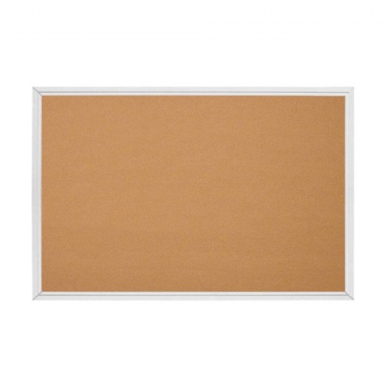 Panou Pluta DACO, 60x90 cm, Rama din Aluminiu, Panou de Pluta cu Rama din Aluminiu, Panou Afisaj din Pluta, Panou Prezentare, Tabla din Pluta, Tabla Pluta cu Rame de Aluminiu