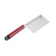 Cutit pentru Cascaval, Maner din Plastic Visiniu, Cutit Ondulat, Cutit pentru Feliere, Cutit Ondulat pentru Feliere, Cutit Feliere, Cutit pentru Feliat Legume, Cutit de Feliat Branza, Cutit pentru Felierea Aperitivelor