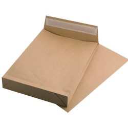 Plicuri cu Burduf C4, Dimensiune 229x324 mm, Plicuri Maro din Hartie Natur