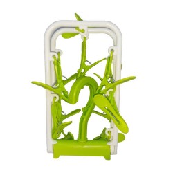 Uscator cu Agatatoare, 12 Cleme, Plastic, Verde, Uscator cu Cleme, Uscator 12 Cleme, Uscator cu 12 Cleme, Uscator de Haine cu Cleme, Uscator pentru Haine Mici, Uscator de Agatat, Uscator cu Carlig, Uscatoare cu Cleme, Uscatoare 12 Cleme