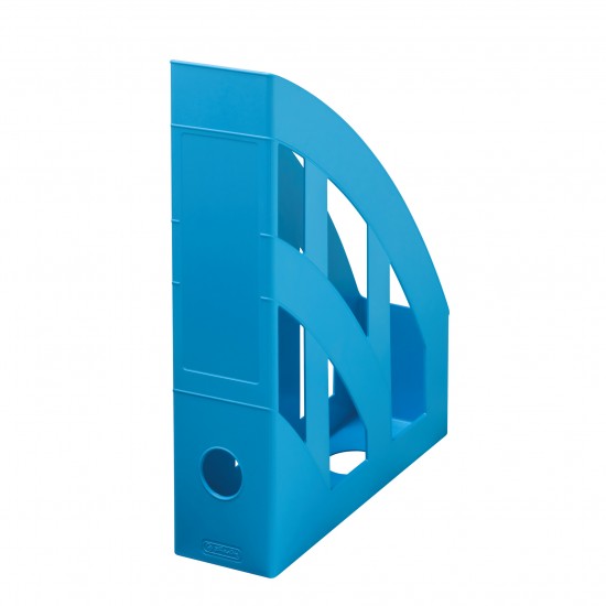Suport Dosare A4 Plastic Reciclat Azuriu Greenline Blue Angel