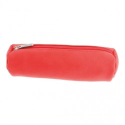 Necessaire Rotund, ImitaÈie De Piele, Culoare Coralle