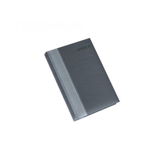 Agenda Datata A5 Premium Deluxe Marbella Vertical 352 Pagini Gri/verde Inchis 2023