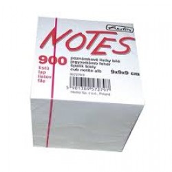 Bloc Notite Alb 9x9x9 Cm 900 File