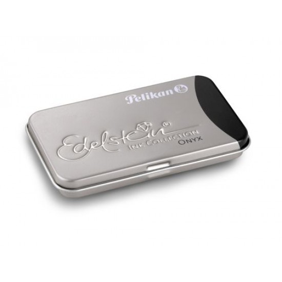 Caseta Metalica Edelstein Cu Patroane,set 6 Patroane,negru Onyx