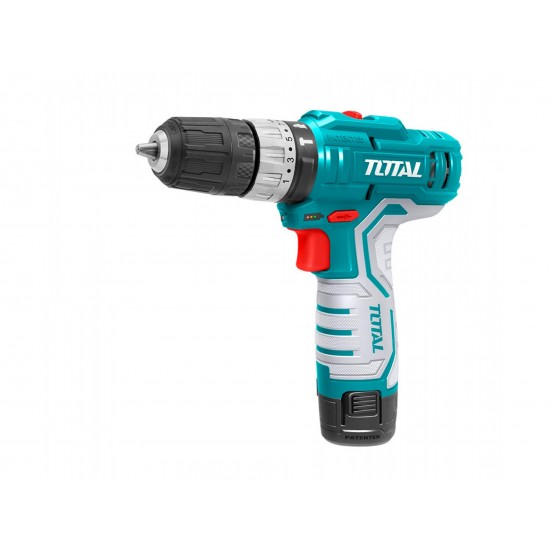 Total - Masina De Gaurit Cu Percutie Si Acumulator 12v-1.5ah Li-ion (2 Acumulatori, Bmc)